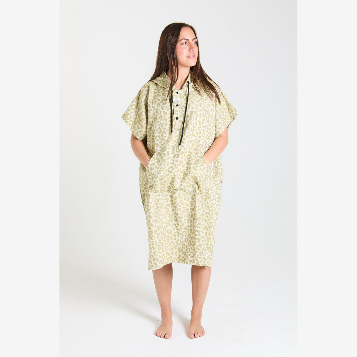 Spotted Turkish Eco Poncho - Leus Towels Australia