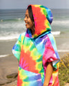 Tie Dye Rainbow Original ECO Poncho