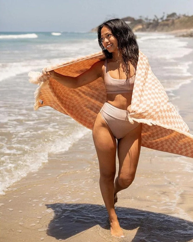Terracotta Turkish Eco Towel - Leus Towels Australia