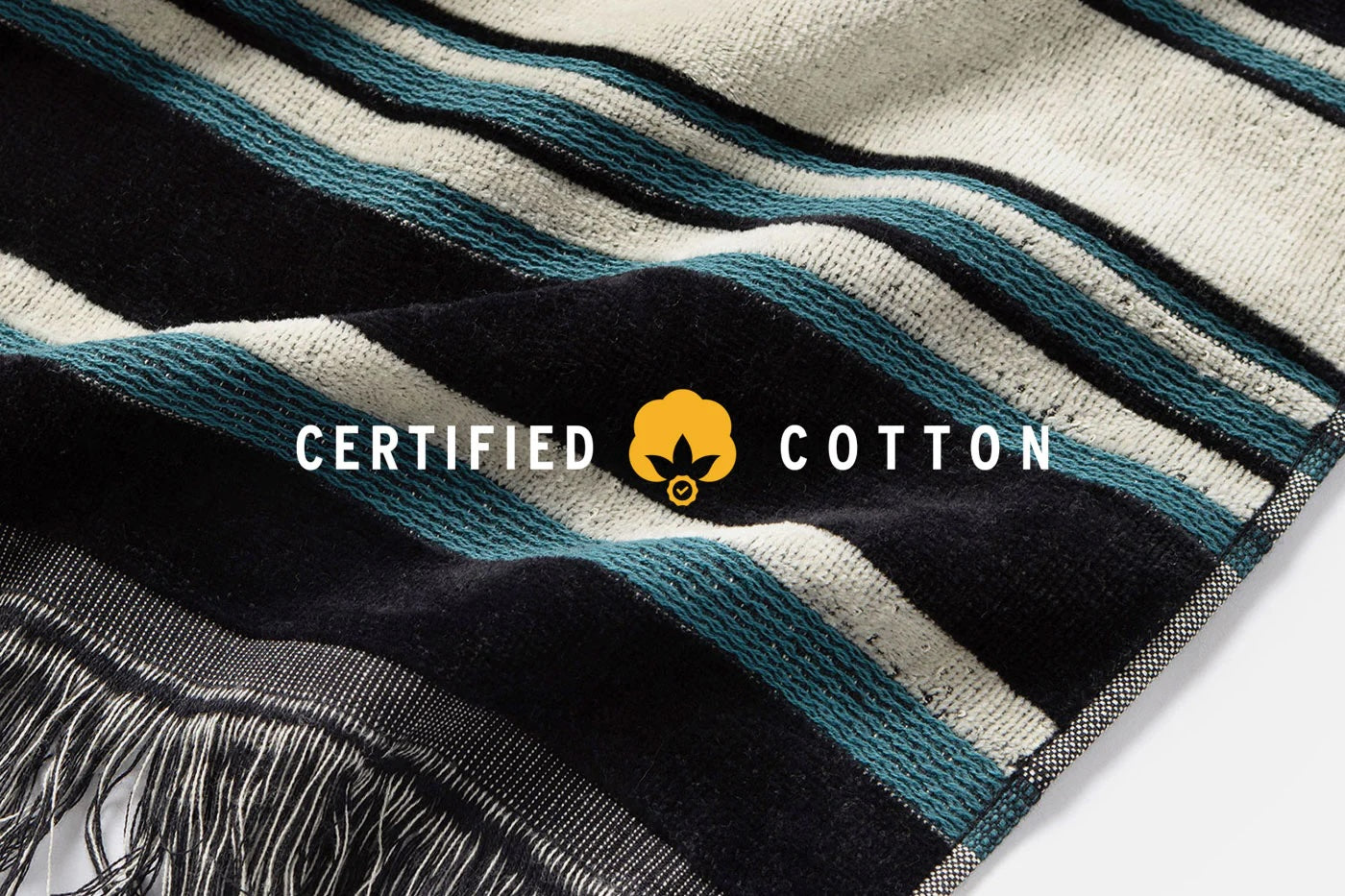 100% certified sustainable cotton