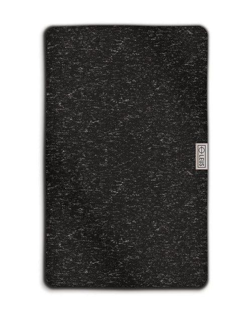 Black Heather Camp Eco Towel — quick-dry camping travel towel | LEUS Towels Australia