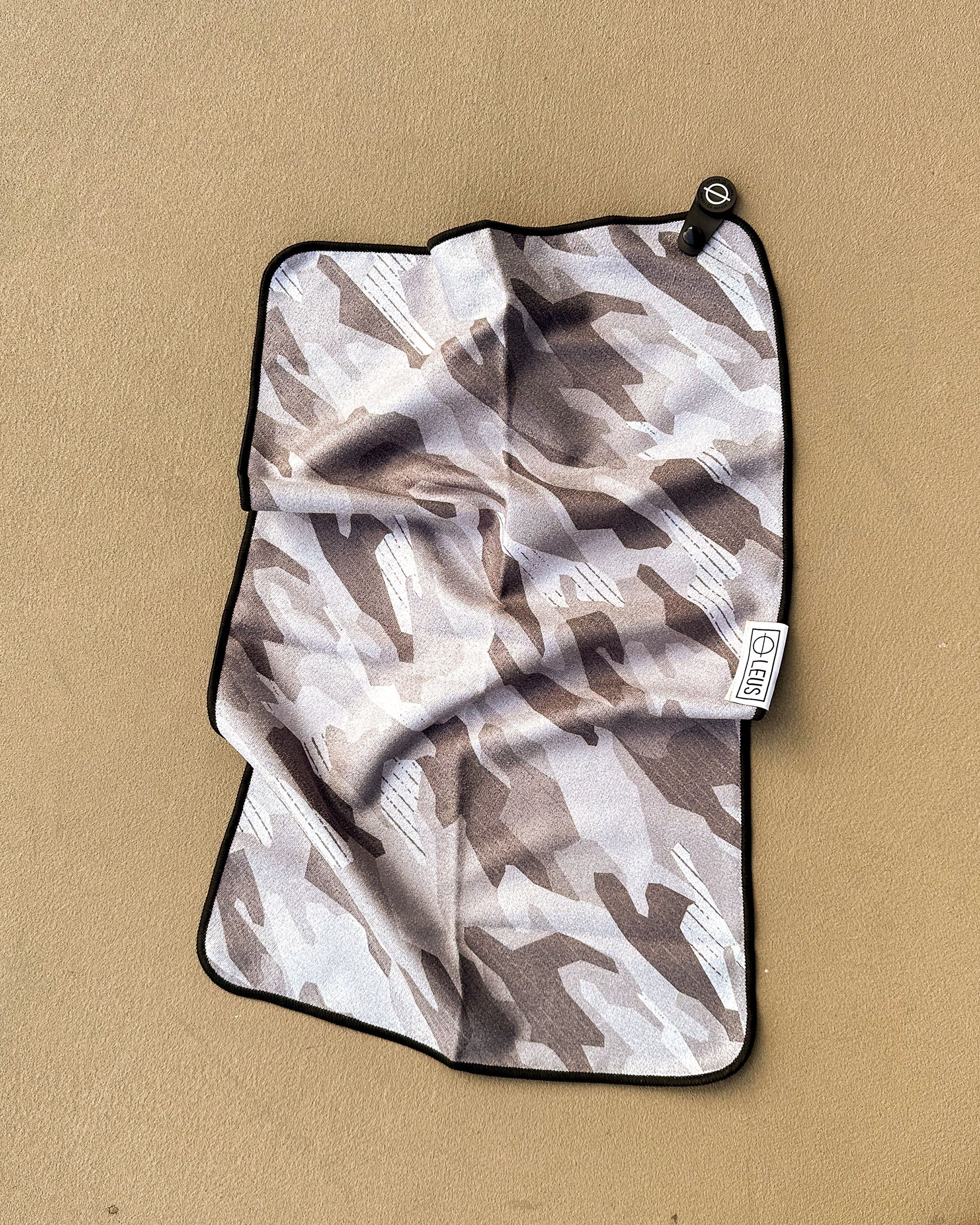 Grey Camo Pickleball Eco Towel - Leus Towels Australia