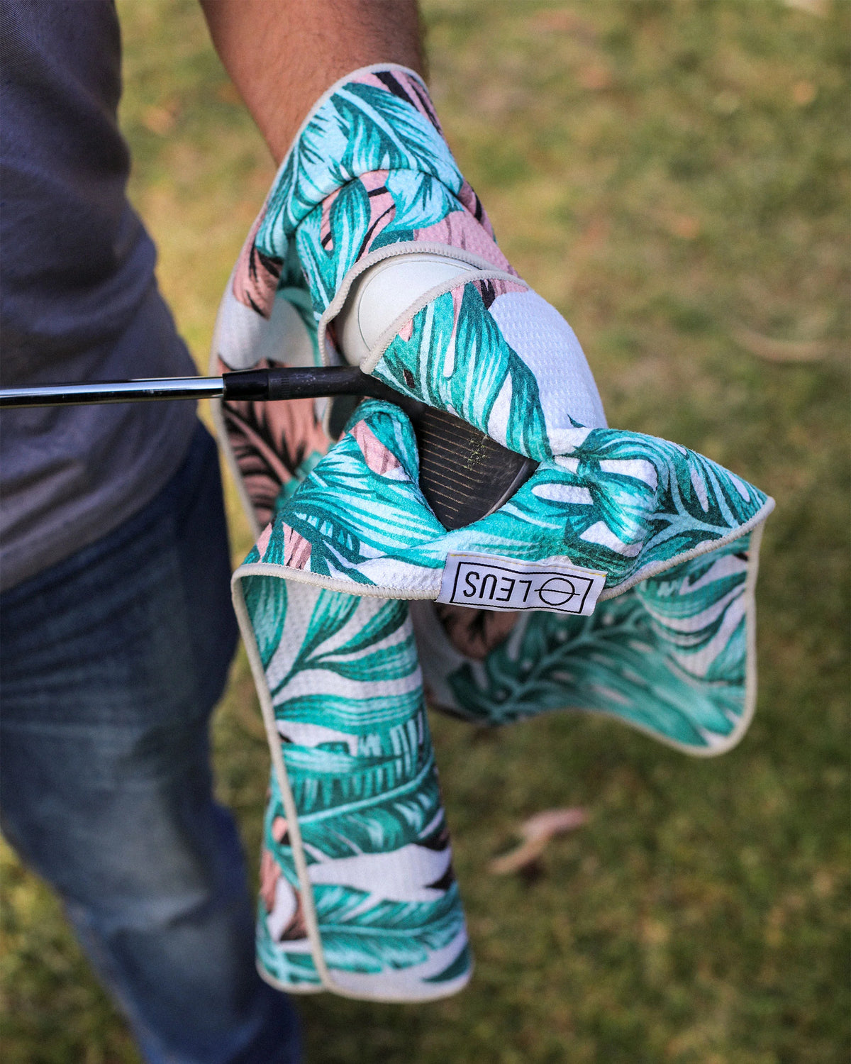 Jungle Fever Golf Eco Towel - Leus Towels Australia