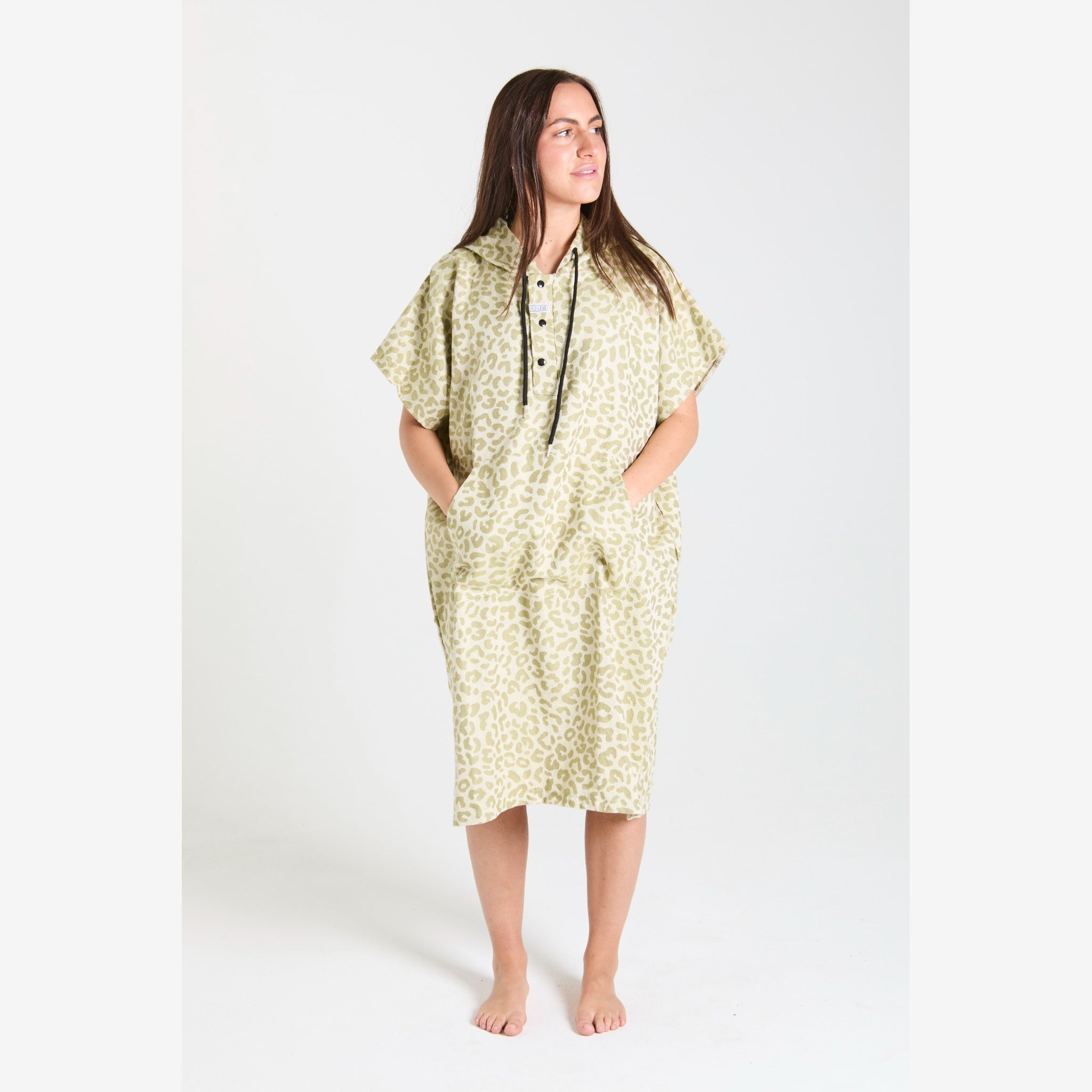 Spotted Turkish Eco Poncho - Leus Towels Australia