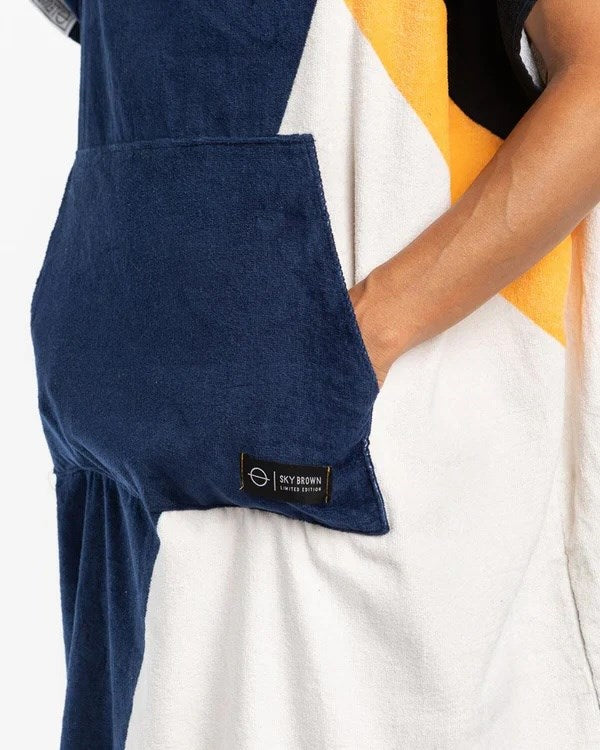 Sky Brown (Sunrise) Original Eco Poncho - Leus Towels Australia