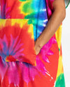 Tie Dye Rainbow Original Eco Poncho