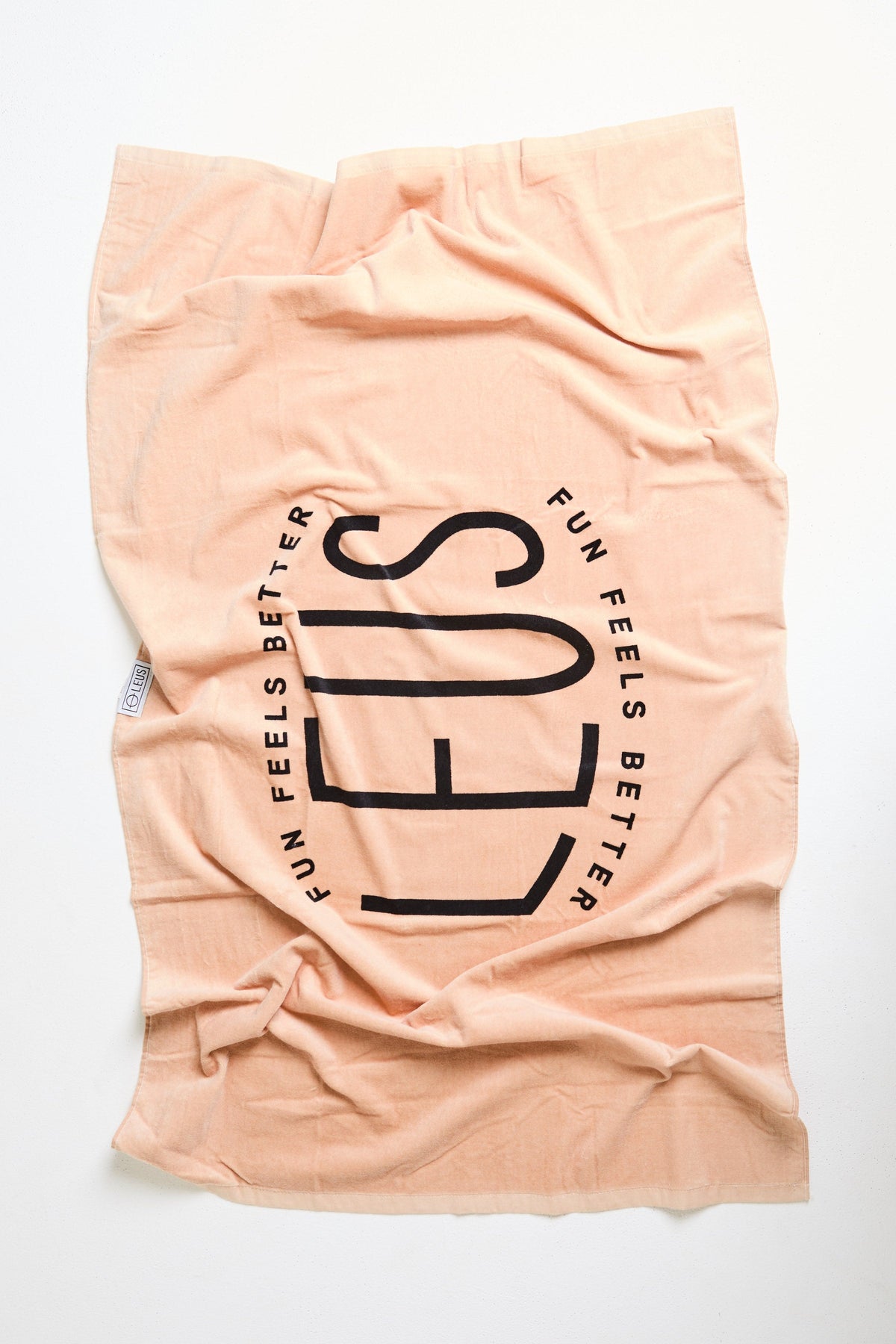 Happy Hour Beach Eco Towel: flat - Leus Towels Australia