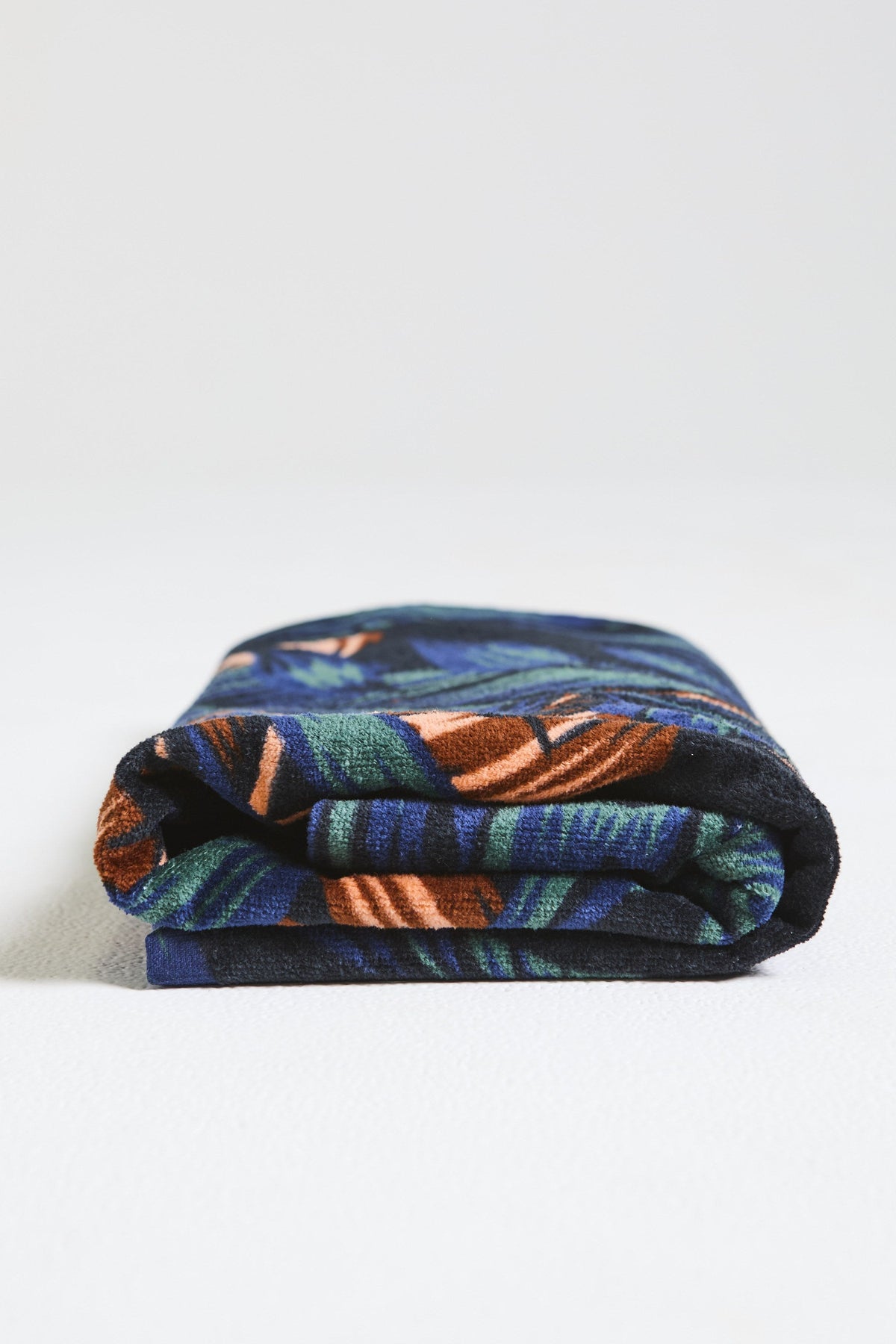Jungle Madness Beach Eco Towel: folded - Leus Towels Australia