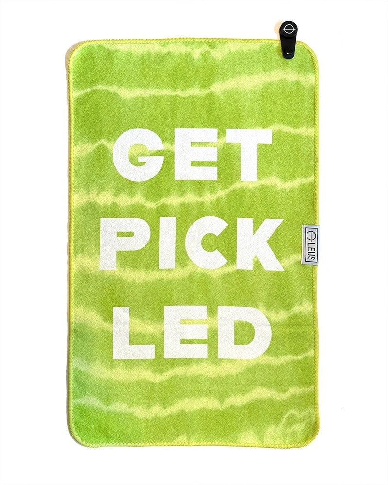Get Pickled Pickleball Eco Towel - Leus Towels Australia