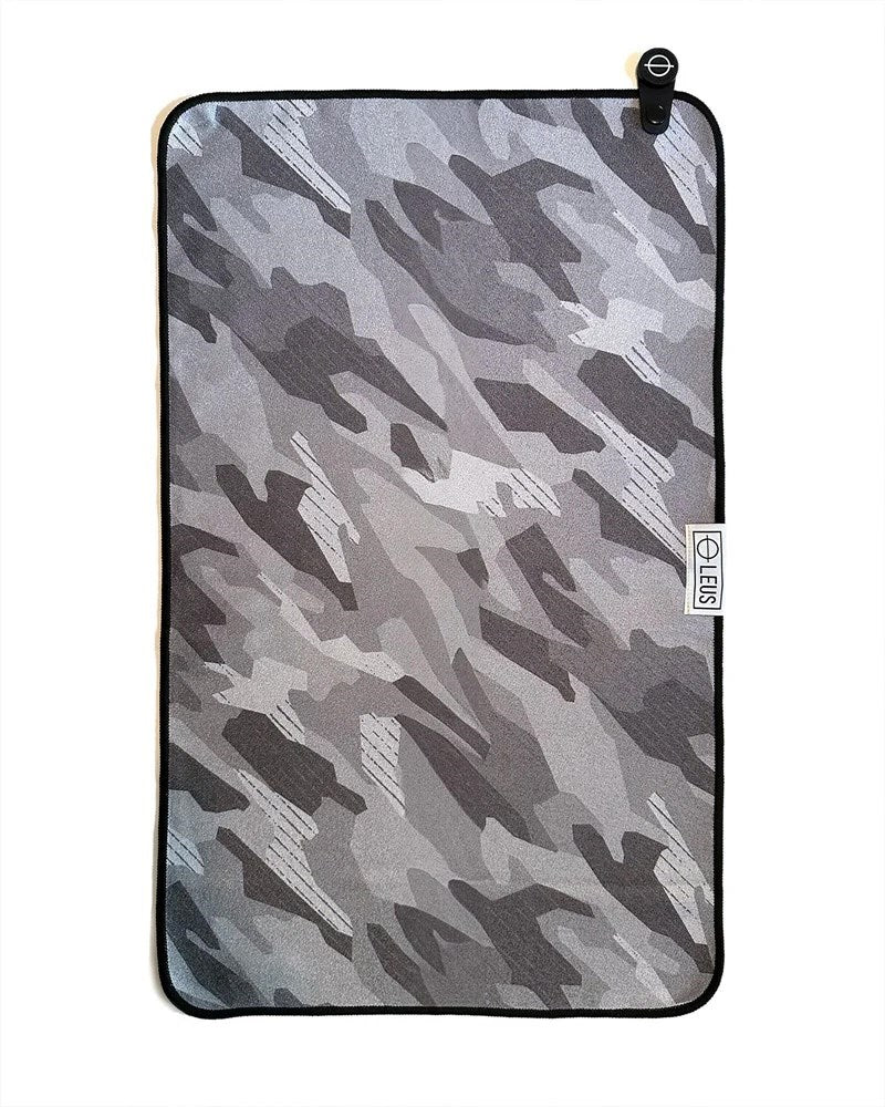 Grey Camo Pickleball Eco Towel - Leus Towels Australia