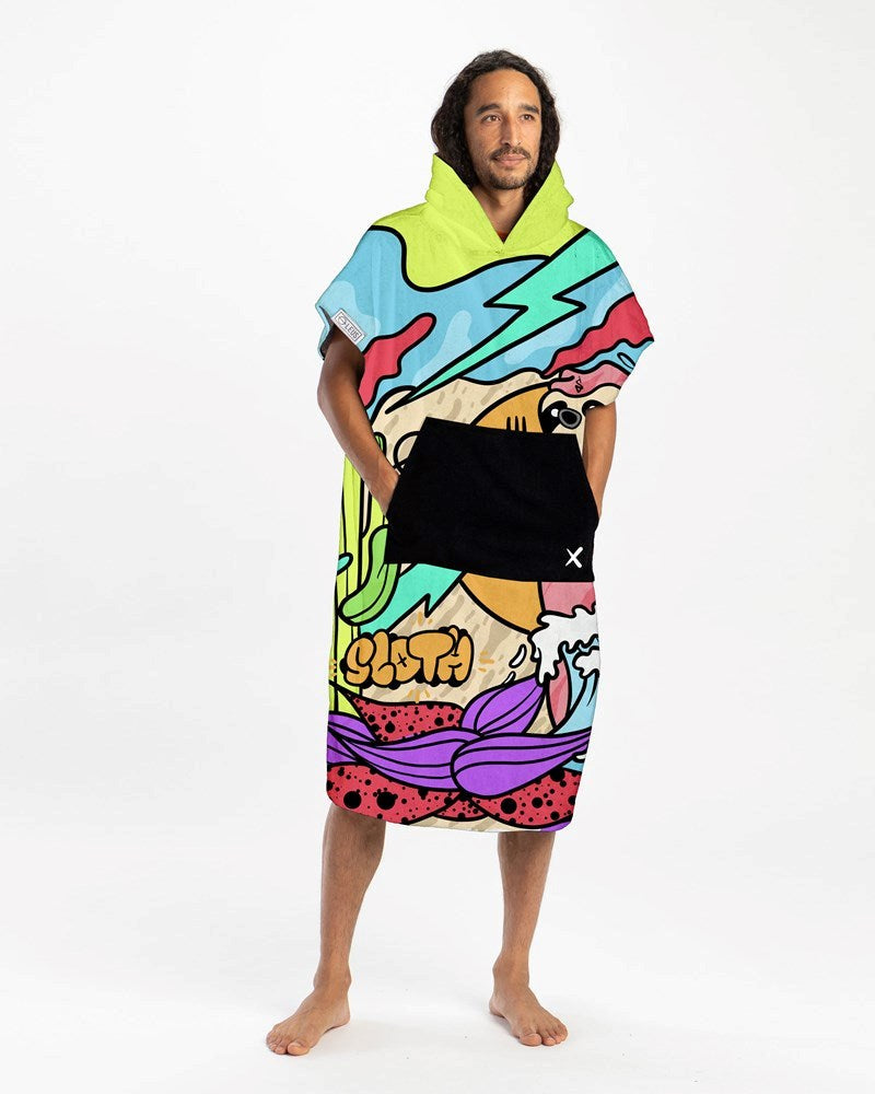 Sloth Microfiber Eco Poncho