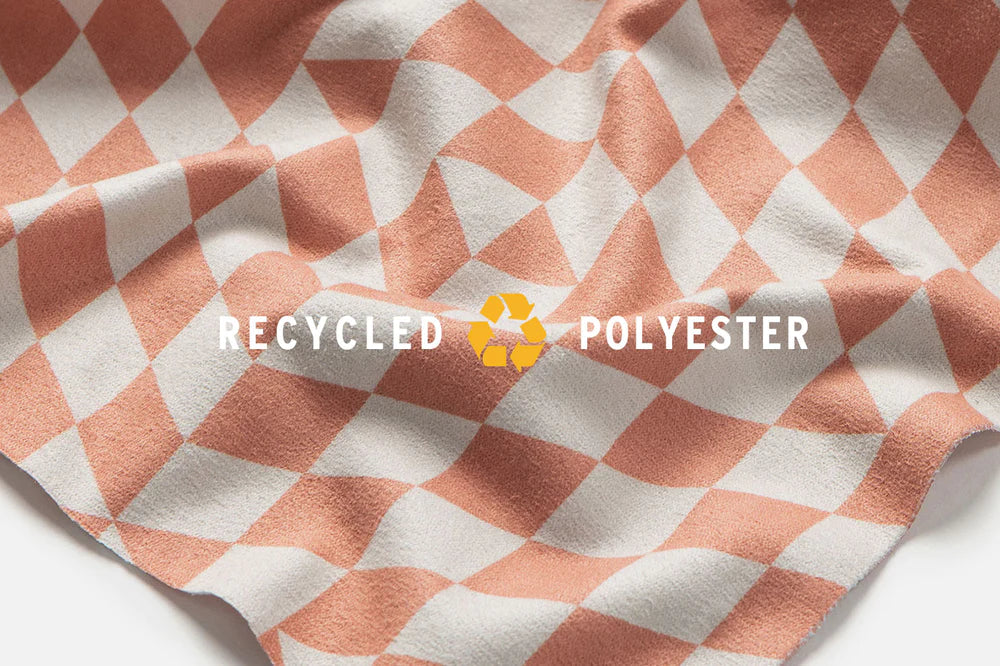 Post-consumer recycled polyester
